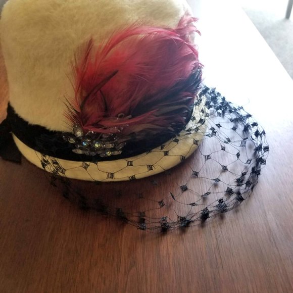 Vintage Flapper Hat Bejeweled main image 5